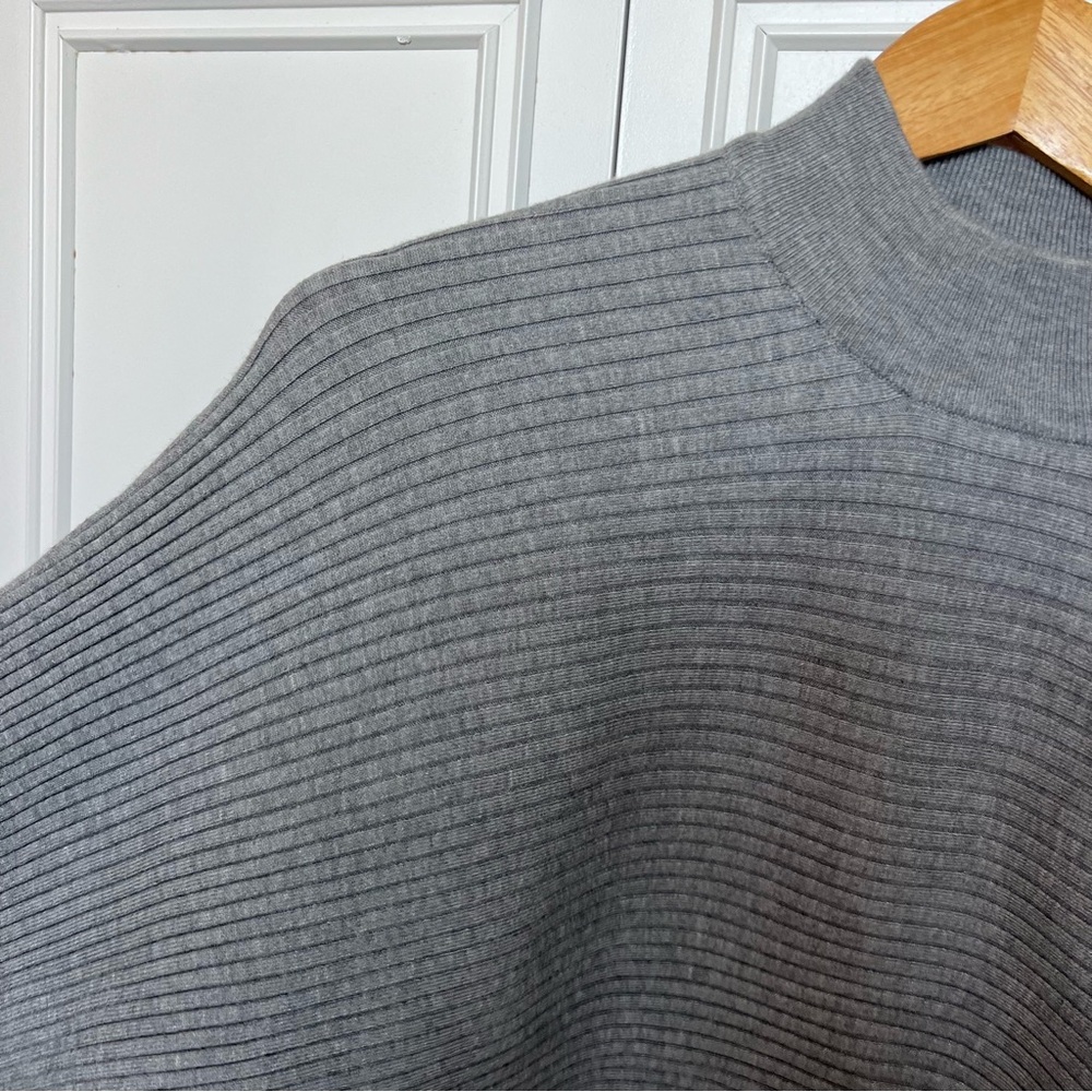 New Look Light Gray Ribbed Sweater - Picture 6 of 7